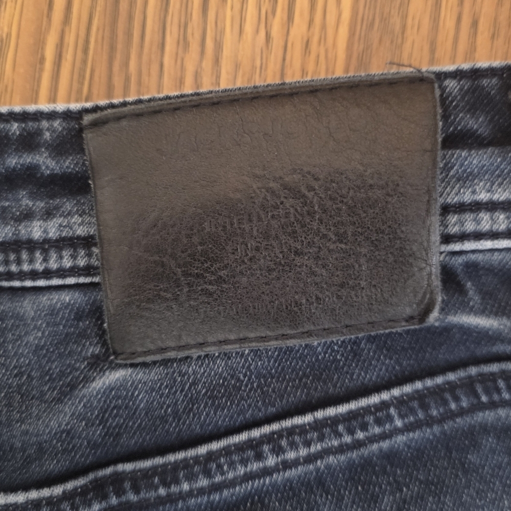 Jack & Jones Mike Jeans Mens 29x30 Comfort Fit Indigo Knit Button Fly Turkey A2 - Picture 14 of 14